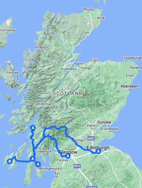 driving tour of scotland